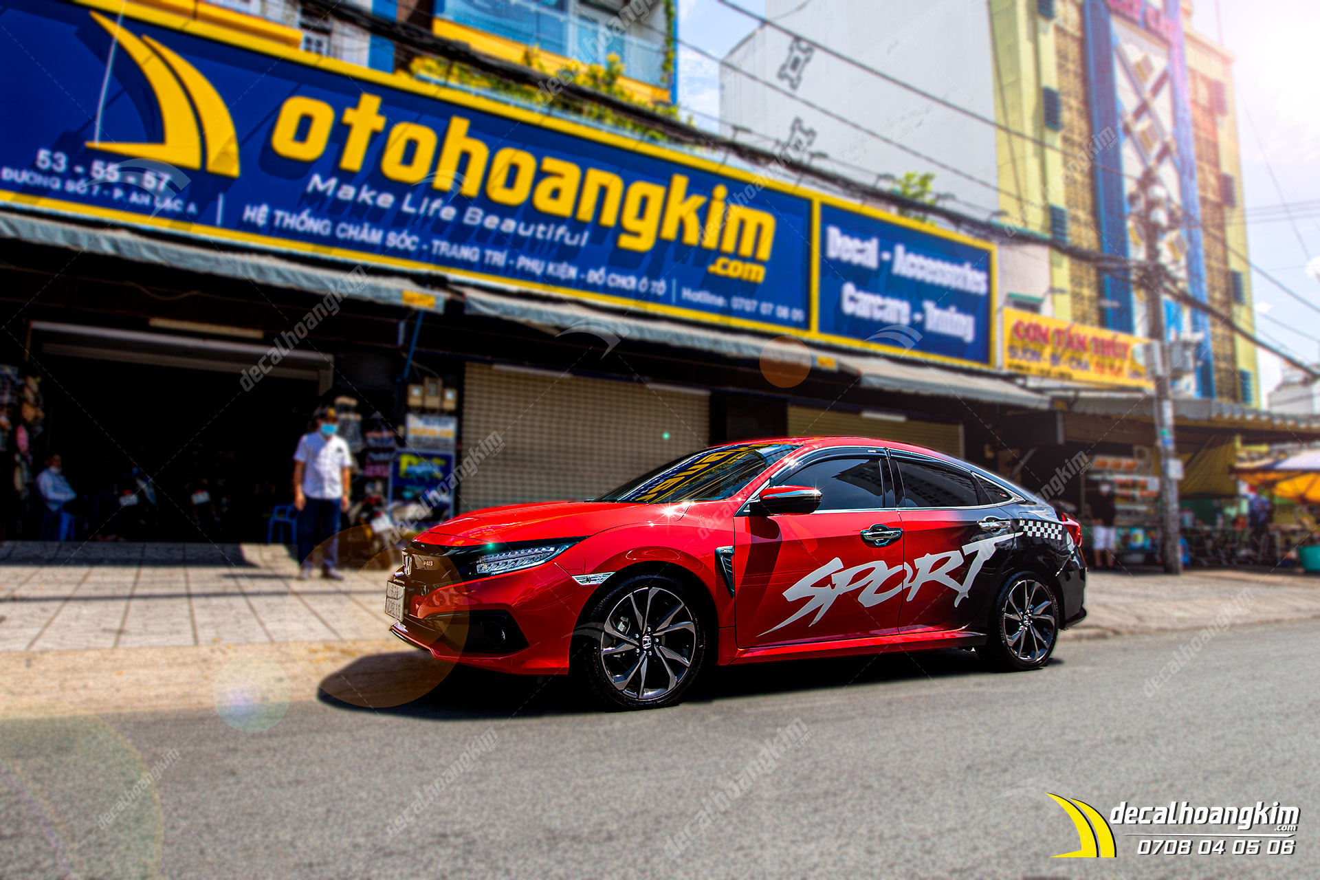 Tem Xe Honda Civic HCV043