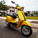 Dán đổi màu Vespa Sprint vàng mờ cao cấp - VSP014