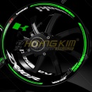 Decal Dạ Quang Dán Mâm Xe ZX10R - TDM015