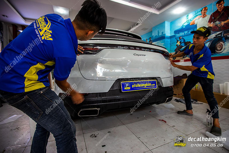 Dán PPF cho siêu xe Porsche tại Hoàng Kim