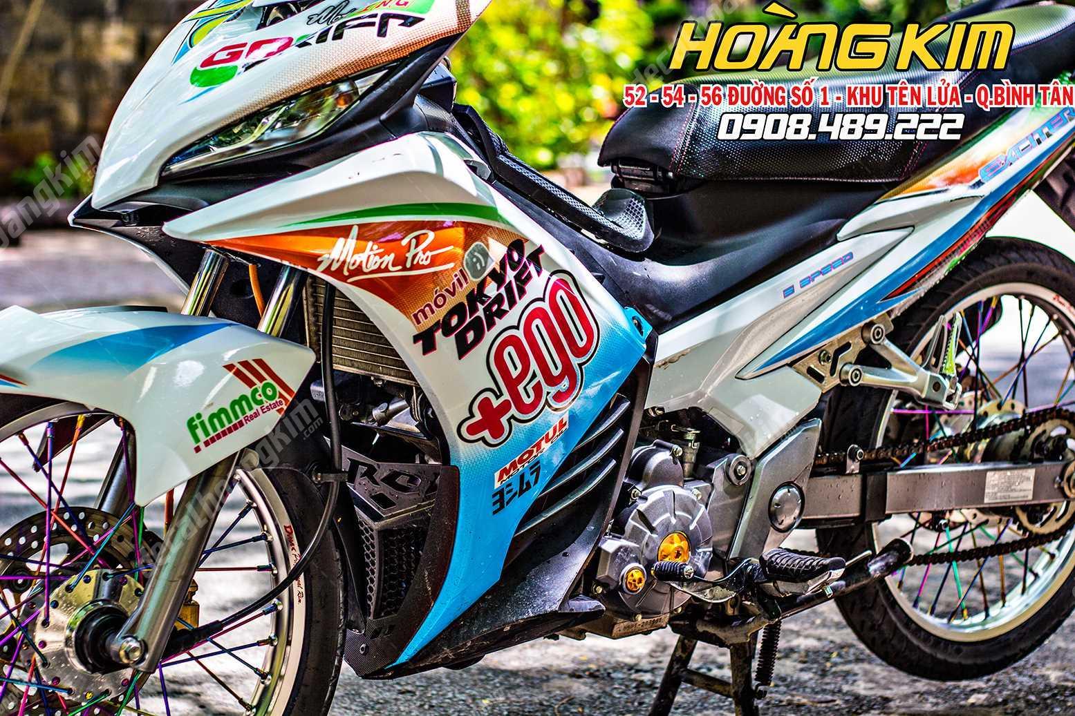 Tem xe Exciter 135 -  Ego | Decal Hoàng Kim