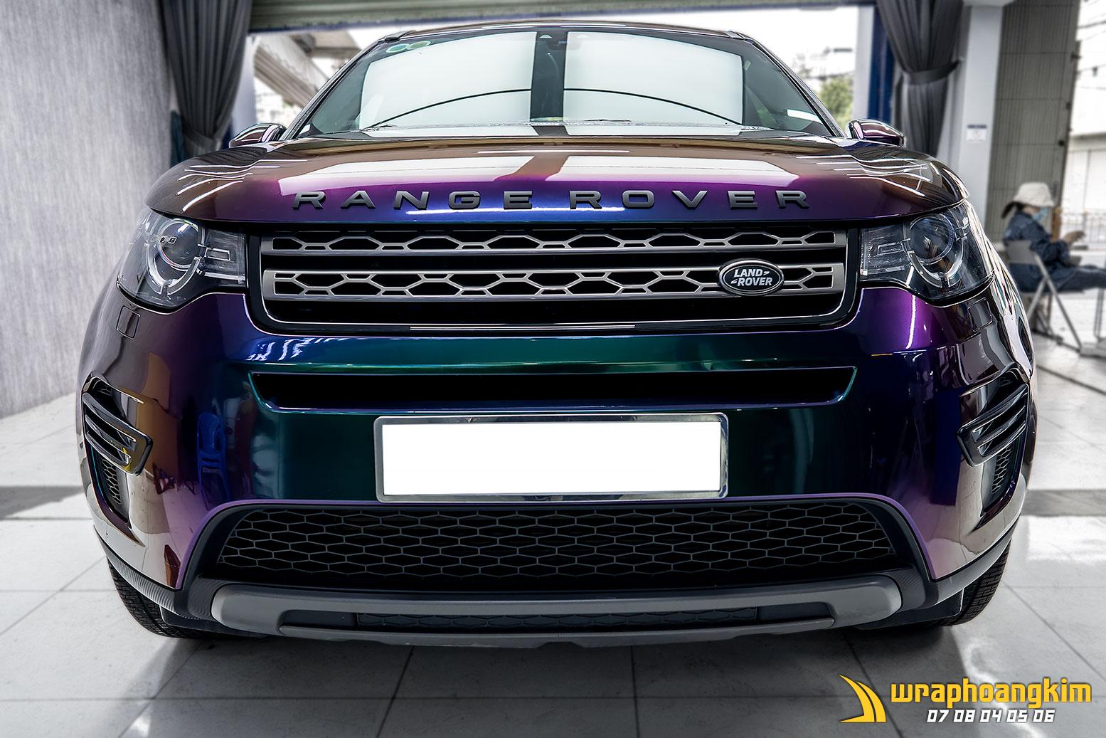 Range Rover Full Wrap Grass Green Red — góc 6