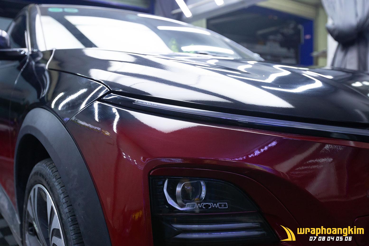 Vinfast VF6 Full Wrap Red Shift — góc 6