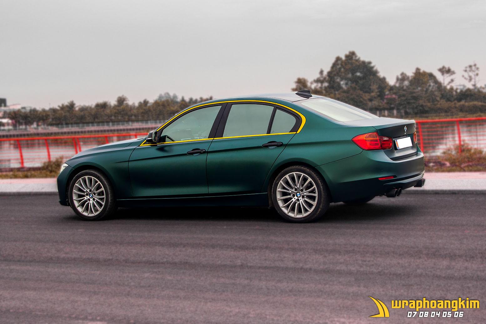 BMW 320 Full Wrap Metal Flash Gemstone Green