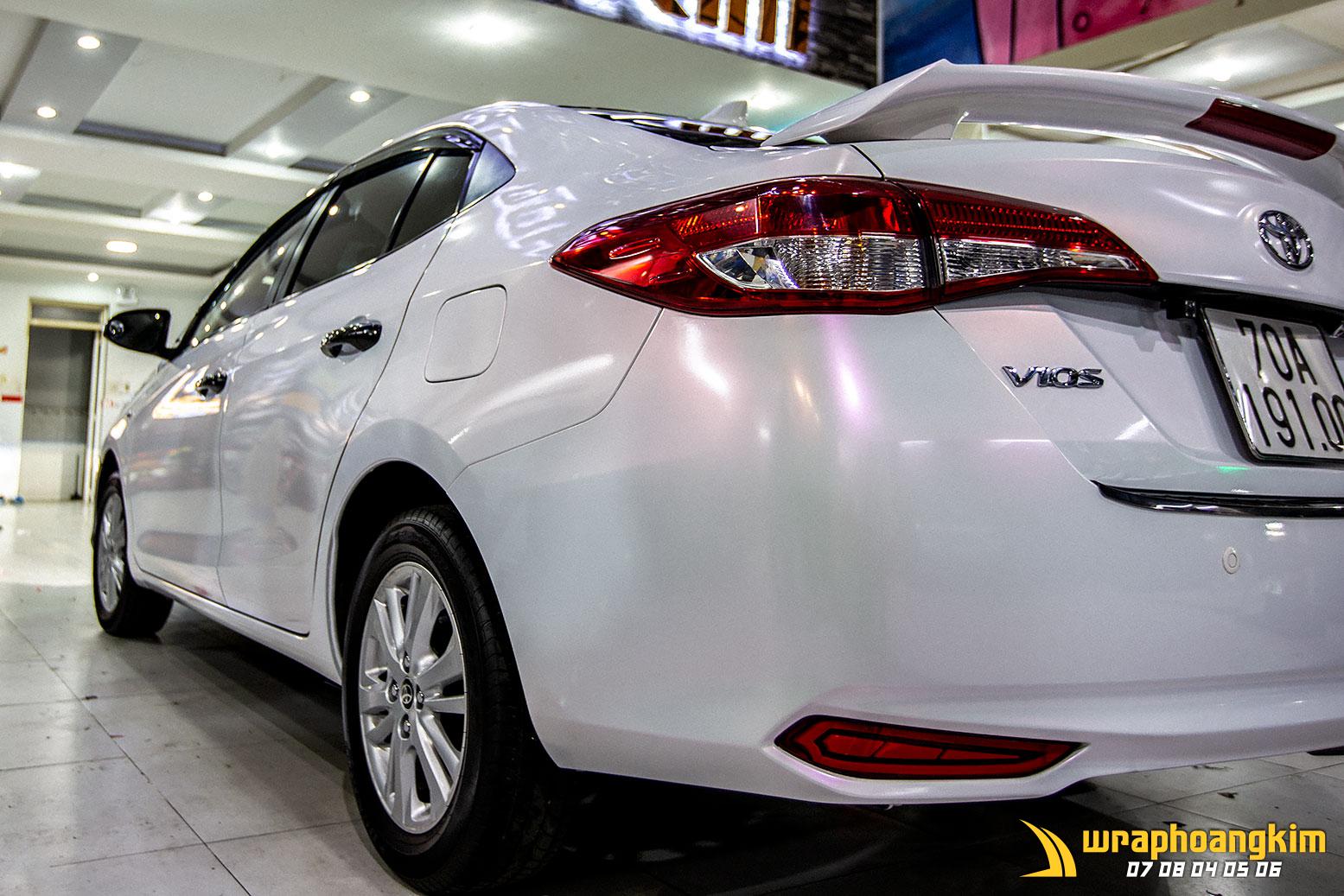 Toyota Vios Full Wrap Gloss White