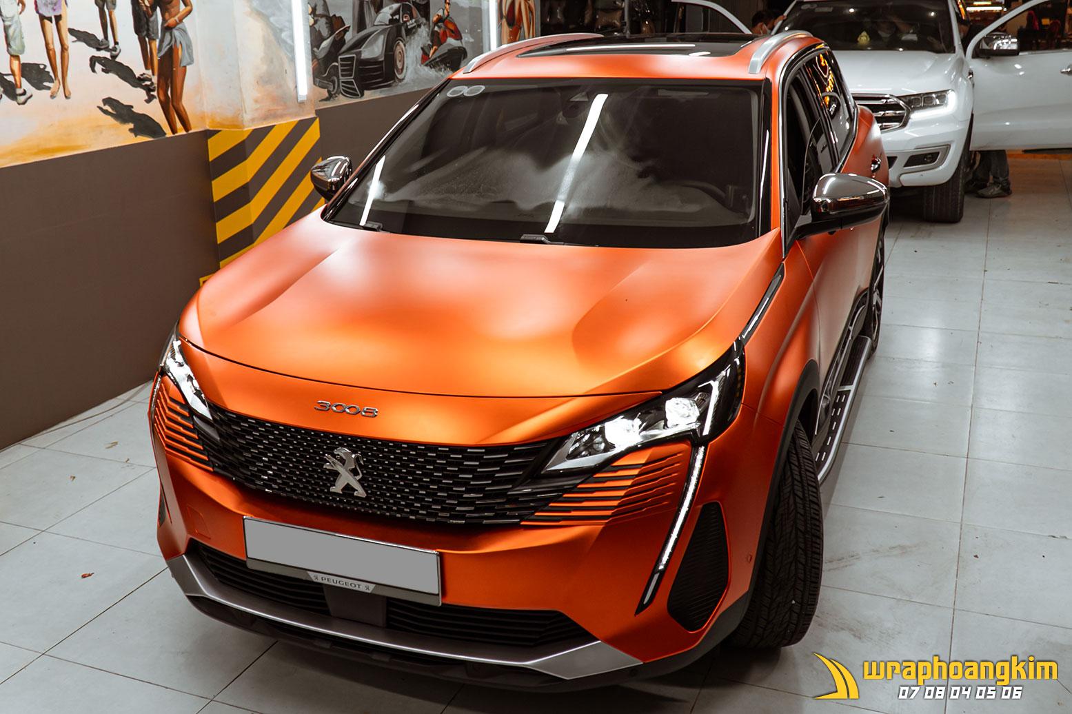 Peugeot 3008 Full Wrap Matte Orange