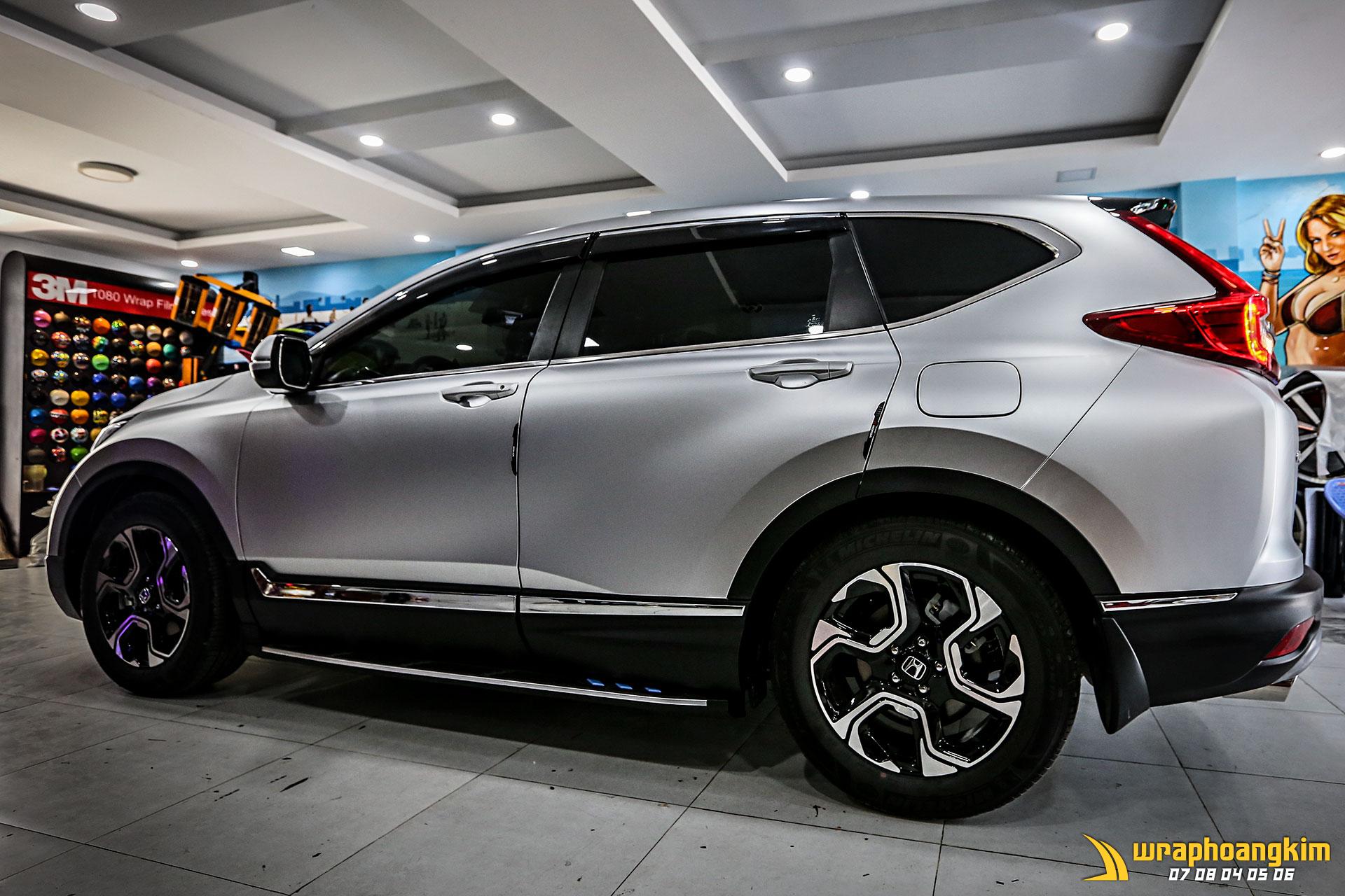 Honda CRV Full Wrap Matte Silver