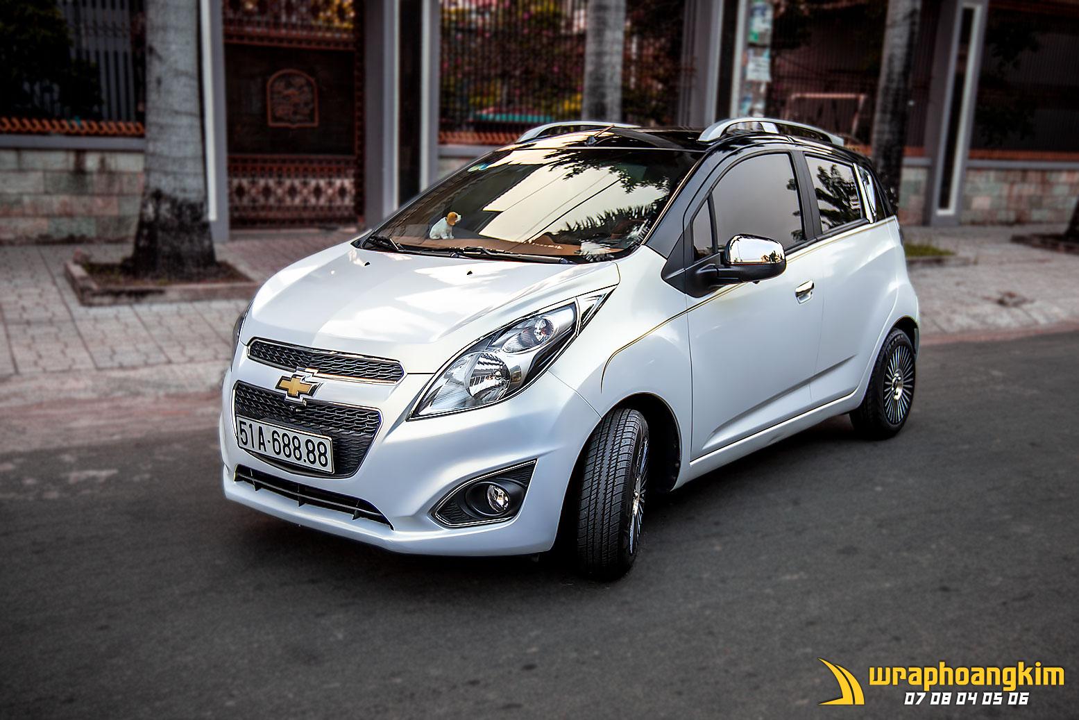 Chevrolet Spark Full Wrap Gloss White
