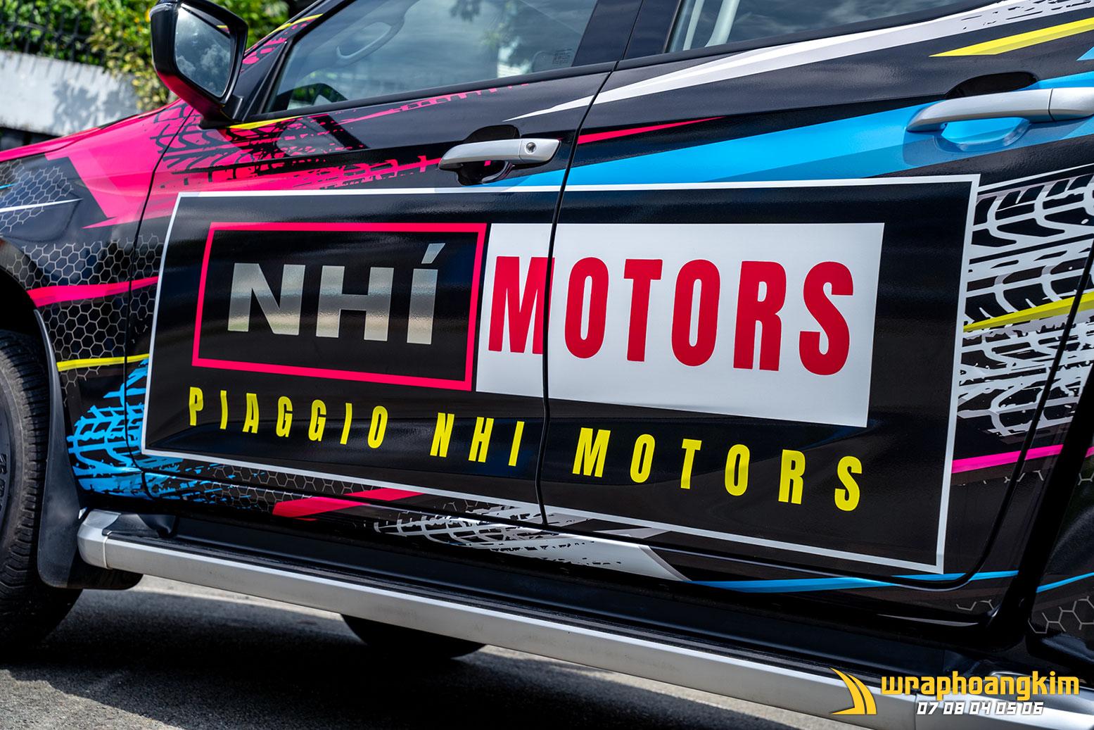 Isuzu D-Max Full Wrap Nhi Motor — góc 2
