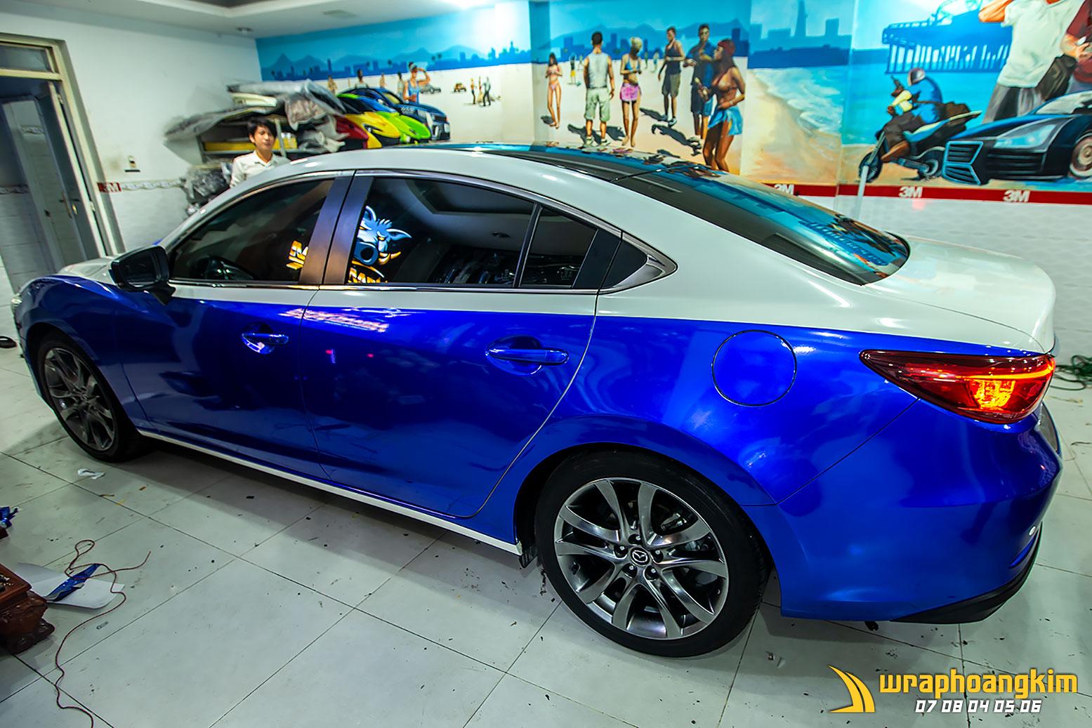Mazda 6 Wrap Gloss Blue