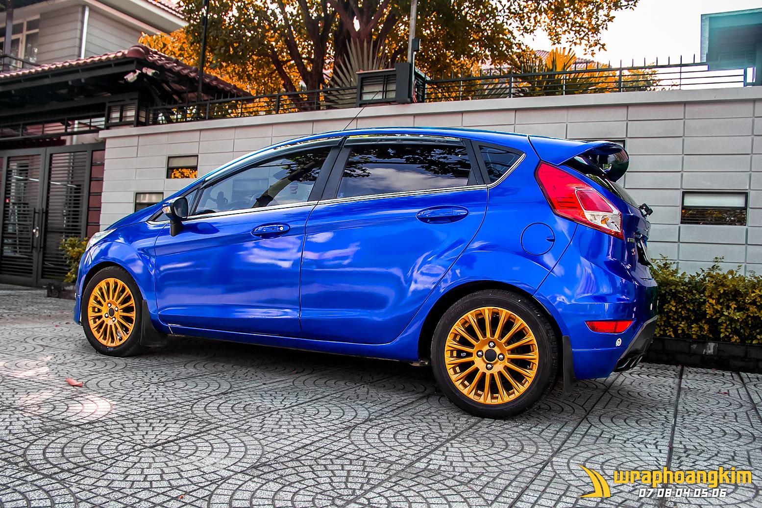 Ford Fiesta Full Wrap Gloss Blue
