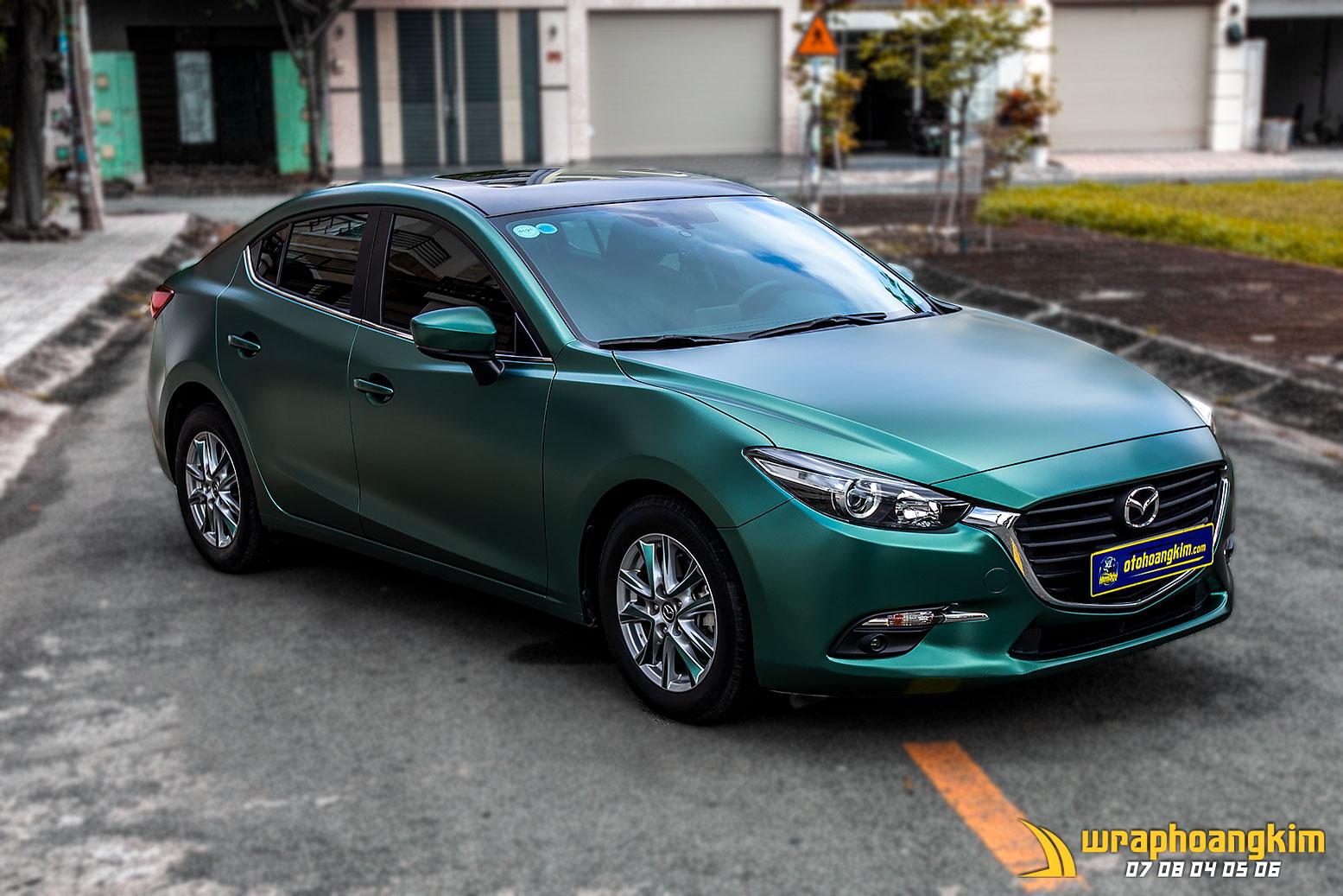 Mazda 3 Full Wrap Satin Metallic Green