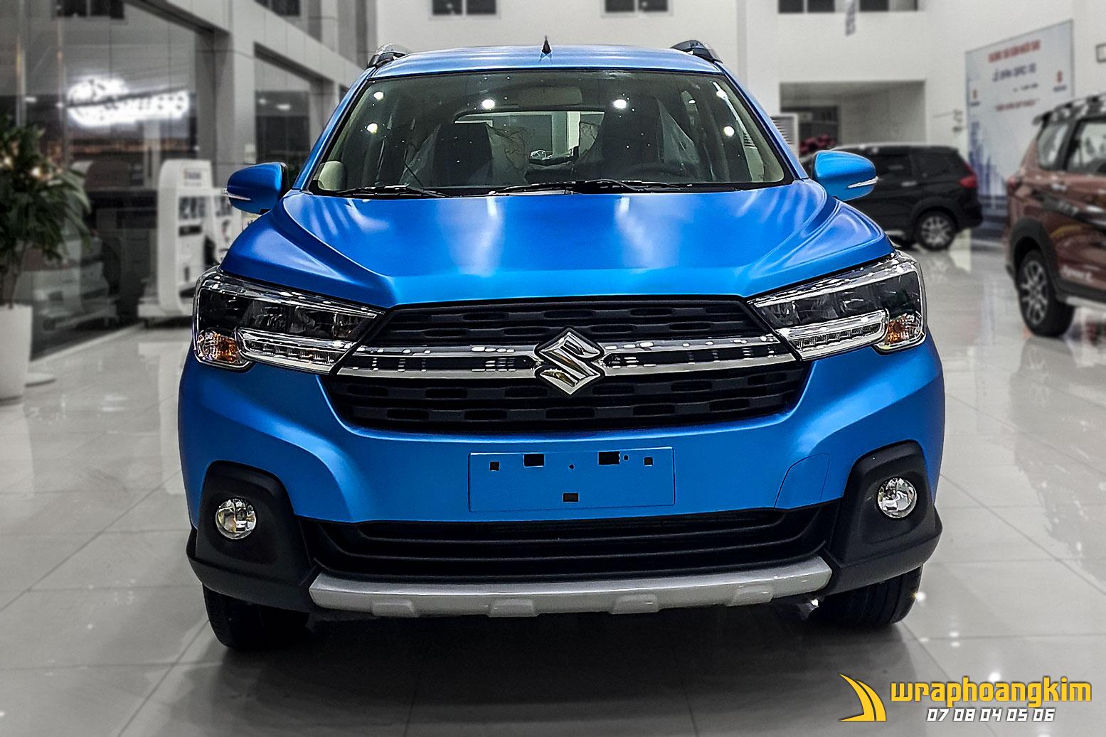 Suzuki XL7 Full Wrap Metallic Blue Brushed — góc 5