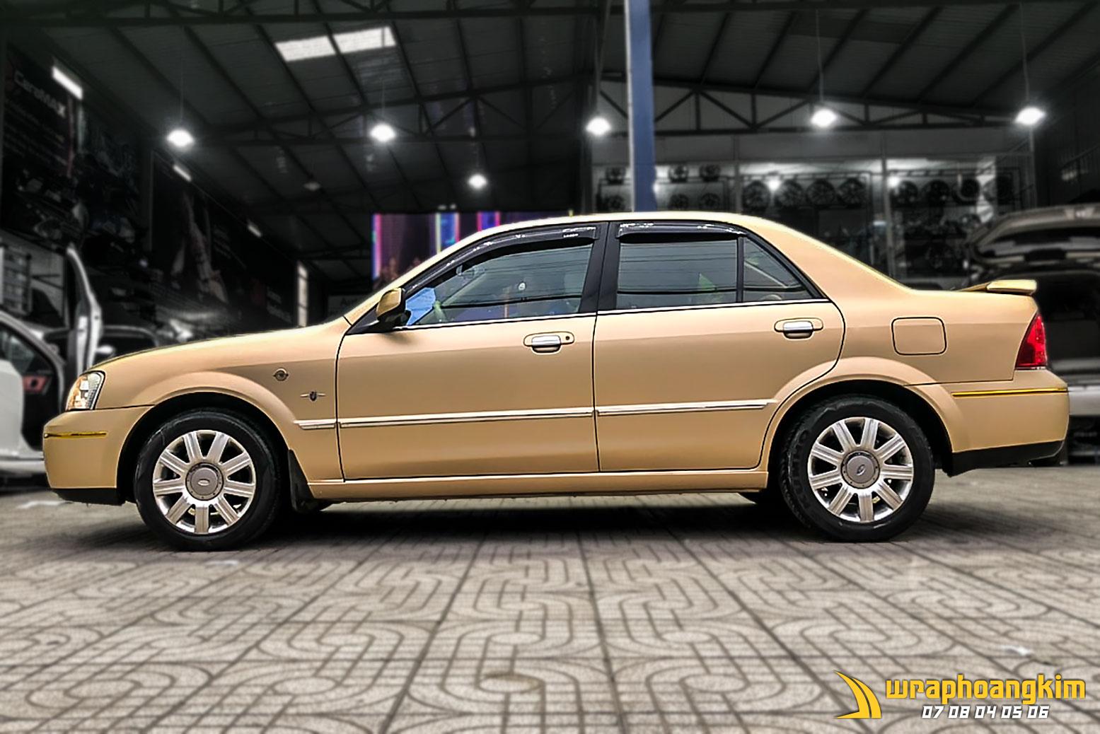 Ford Laser Full Wrap Matte Gold