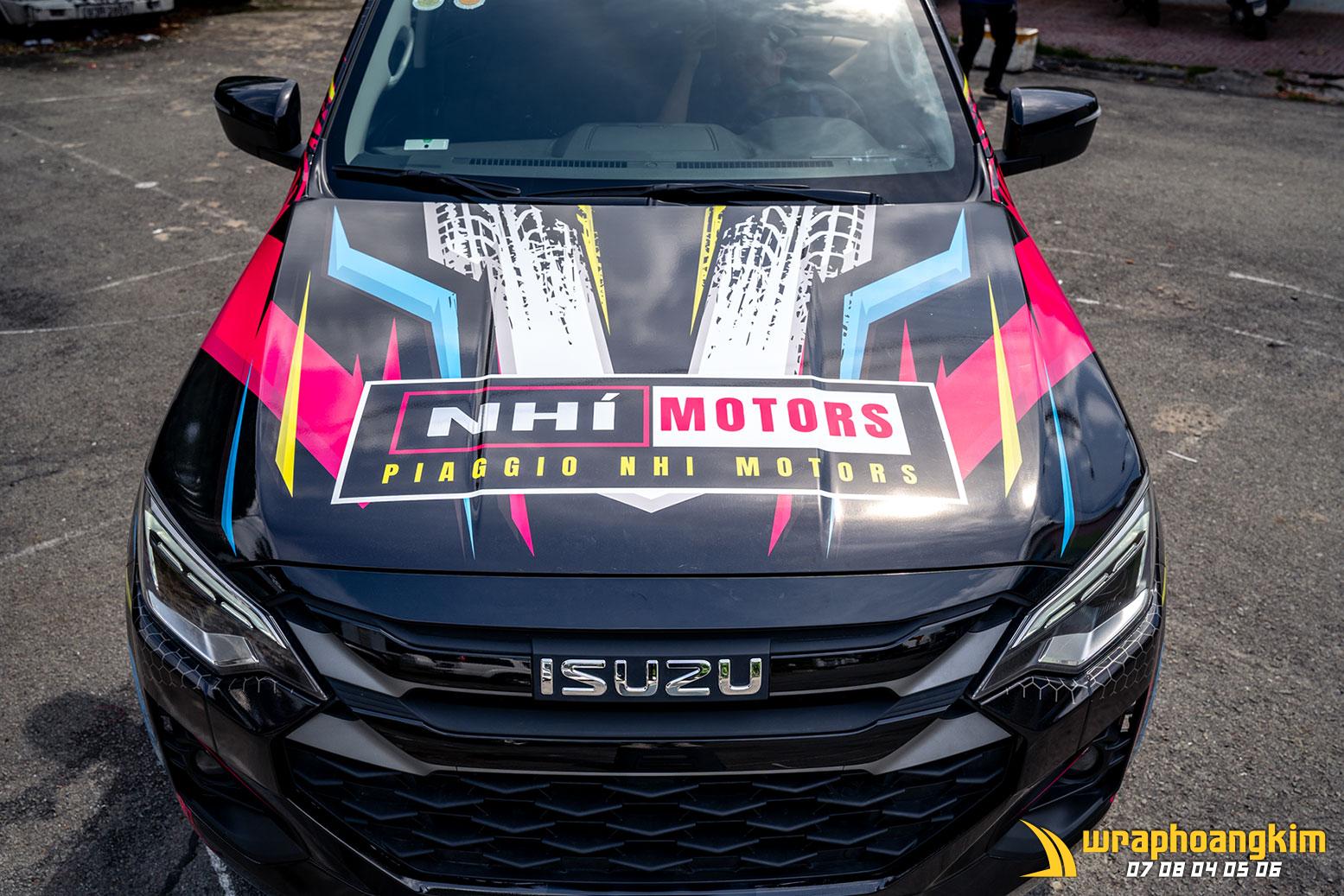 Isuzu D-Max Full Wrap Nhi Motor — góc 4