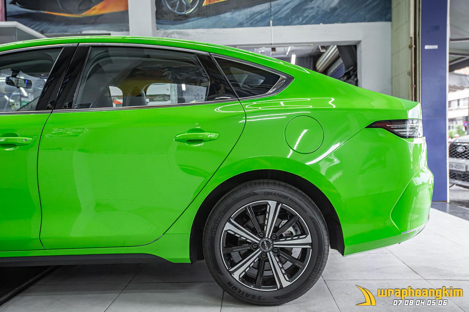 BYD Seal 5 Full Wrap Kelly Green — góc 3
