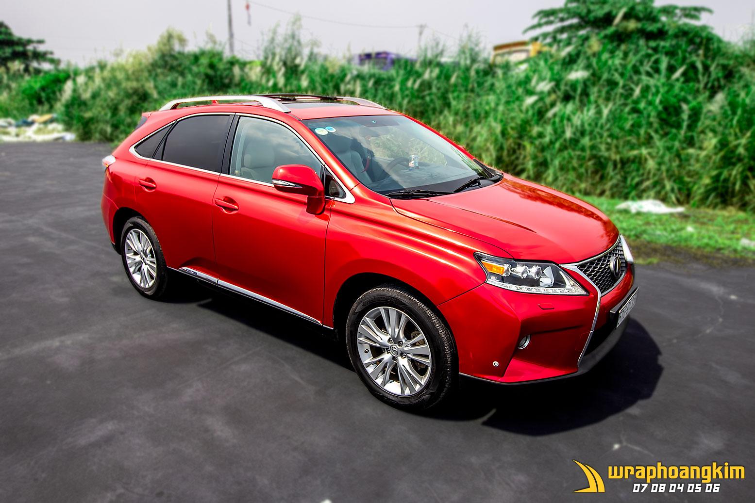 Lexus RX 450h Full Wrap Gloss Red