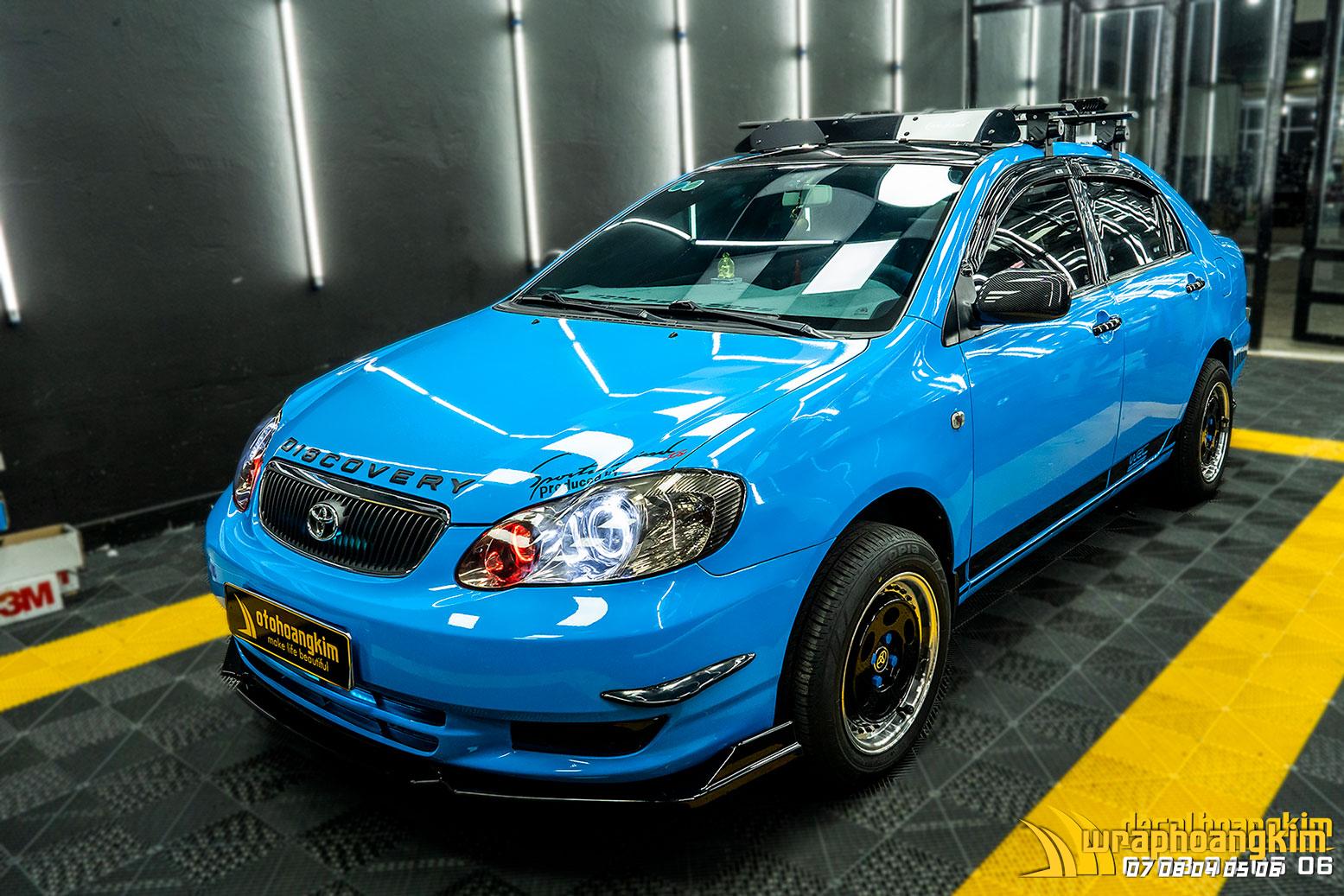 Toyota Corolla Altis Full Wrap Ultra Gloss Ice Blue