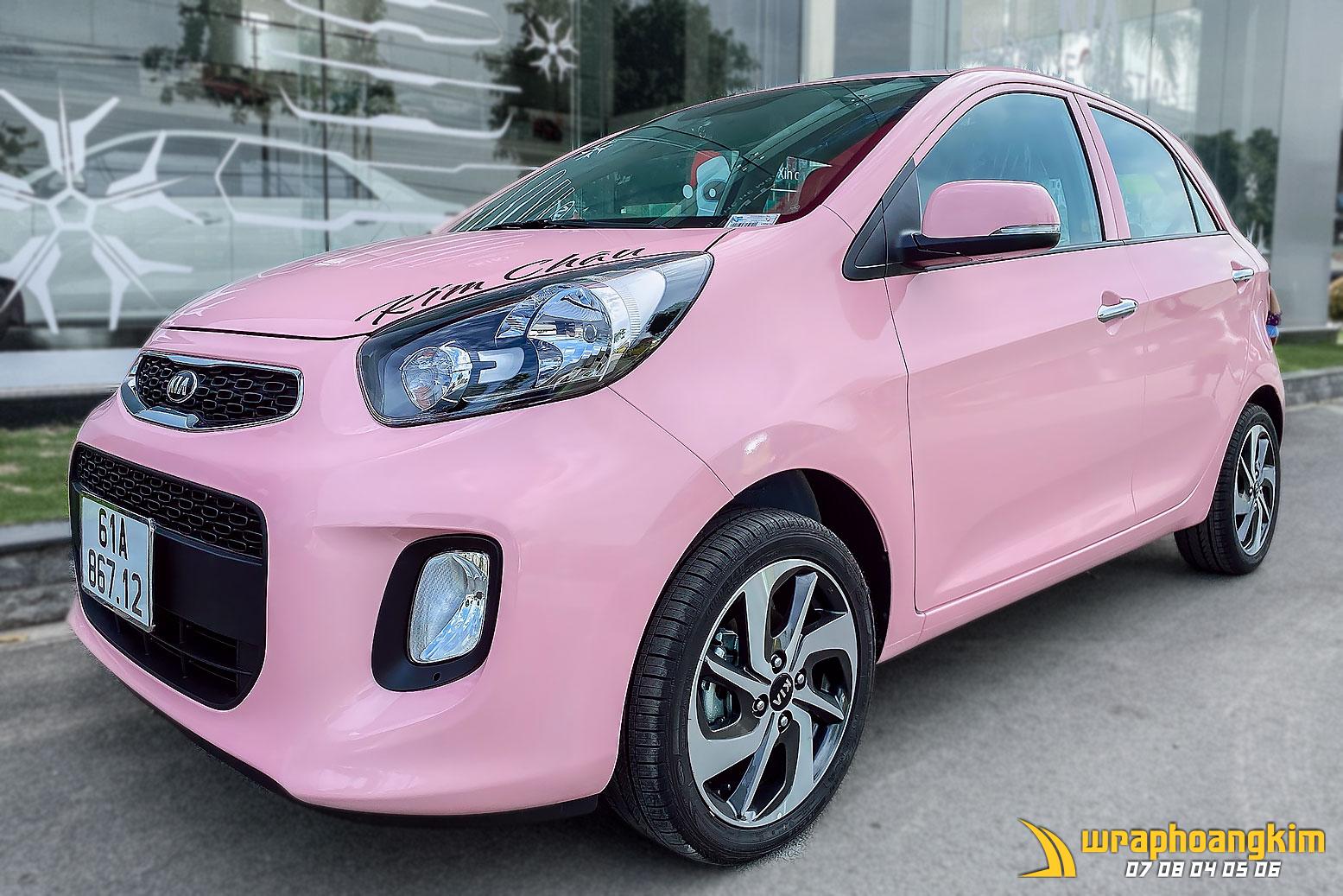 Kia Morning Full Wrap Gloss Pink
