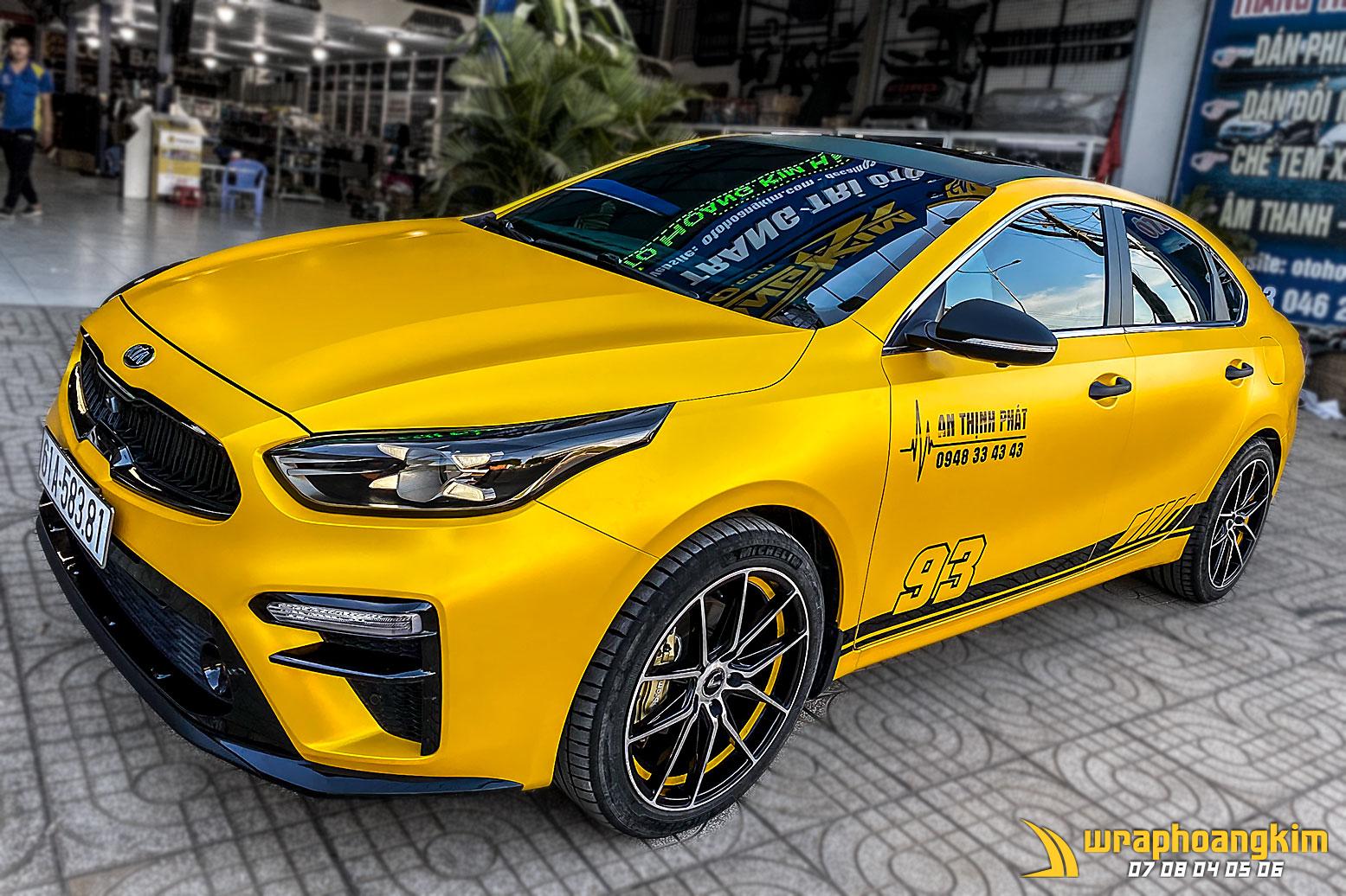 Kia Cerato Full Wrap Matte Yellow
