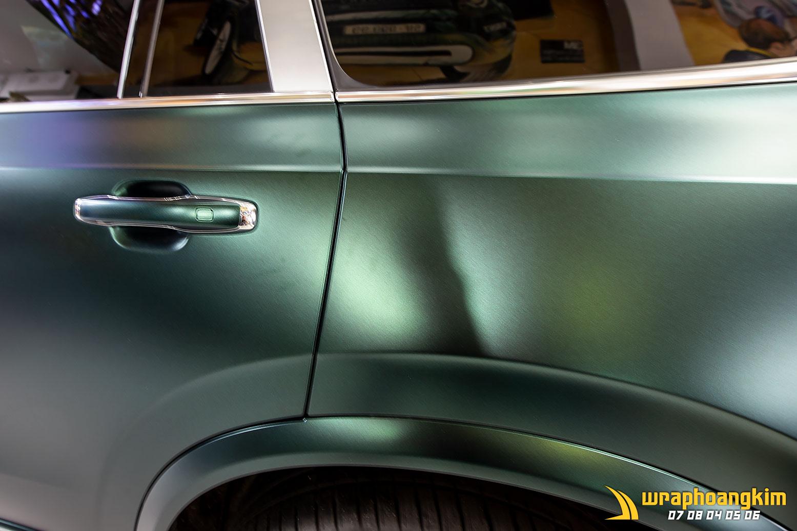 Volvo XC90 Full Wrap Pearl Metallic Gemstone Green — góc 2