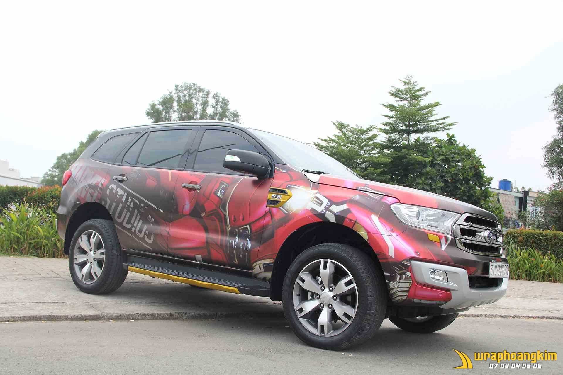Ford Everest Full Wrap Hulkbuster — góc 5