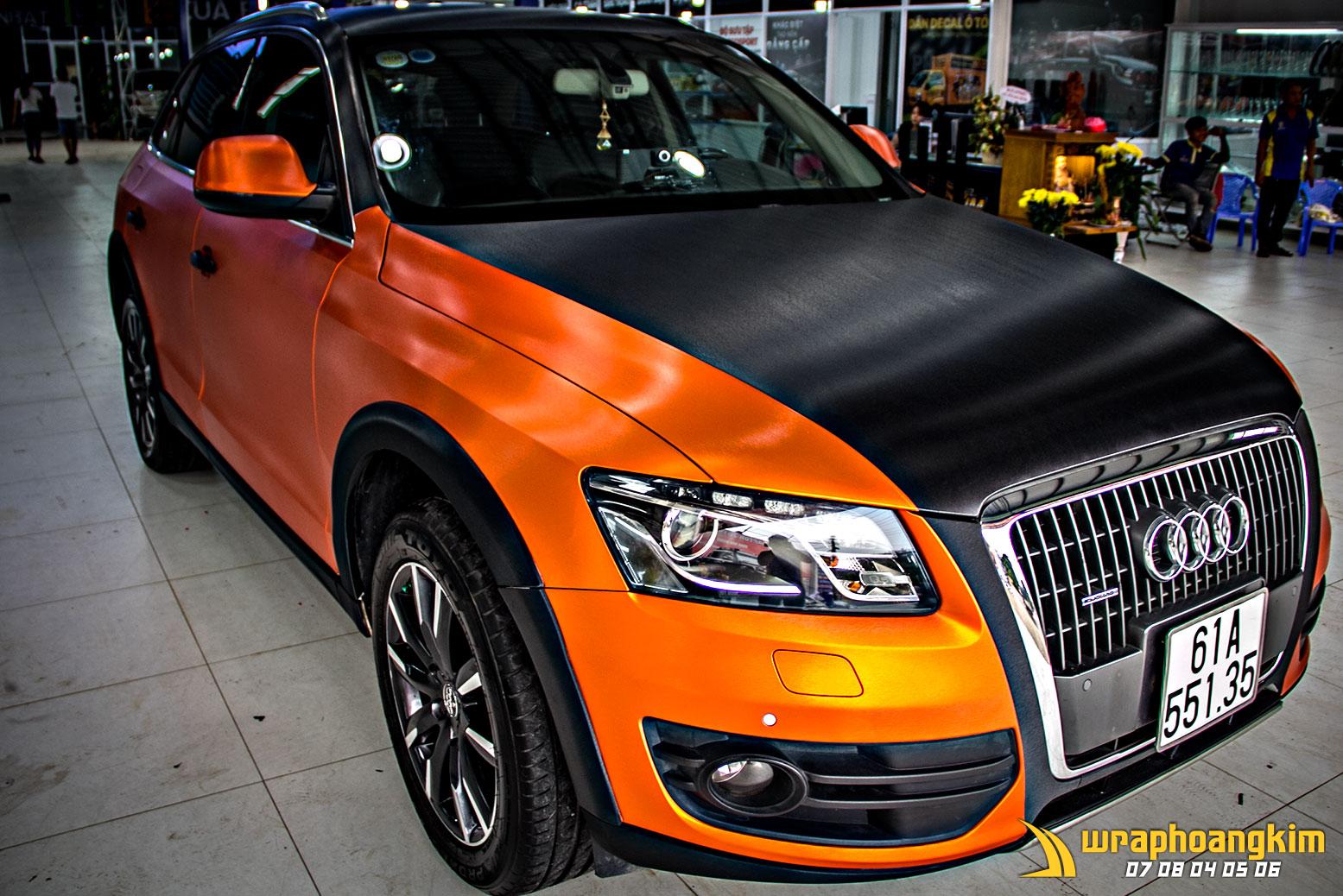 Audi Q5 Full Wrap Brushed Orange