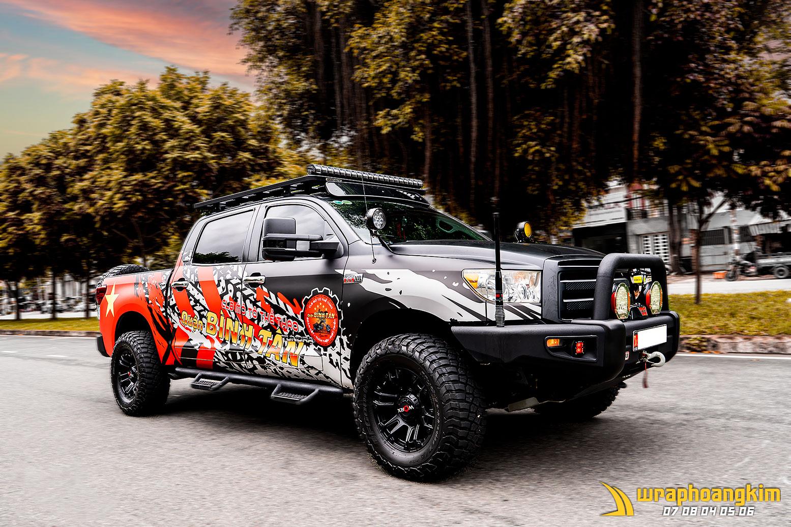 Toyota Tundra Full Wrap Matte Black