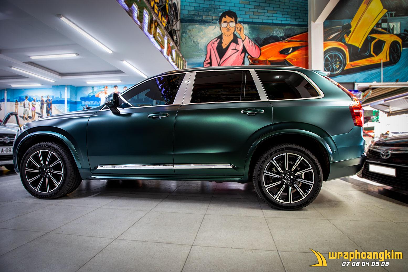 Volvo XC90 Full Wrap Pearl Metallic Gemstone Green