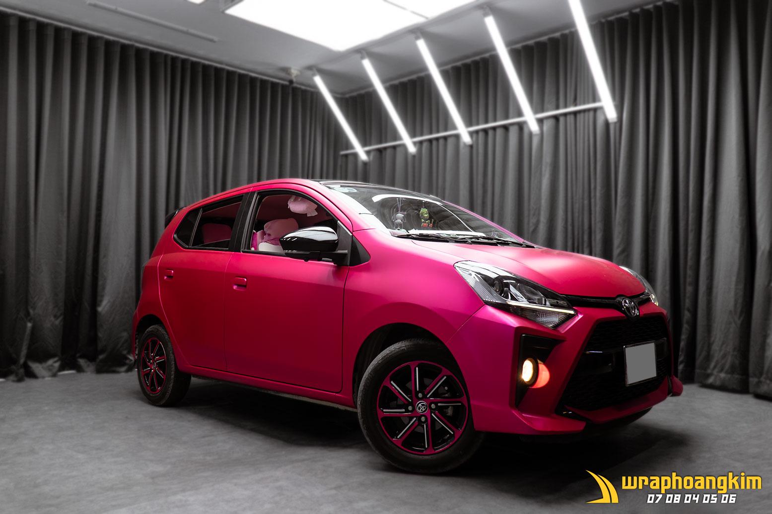 Toyota Wigo Full Wrap Satin Rose Red