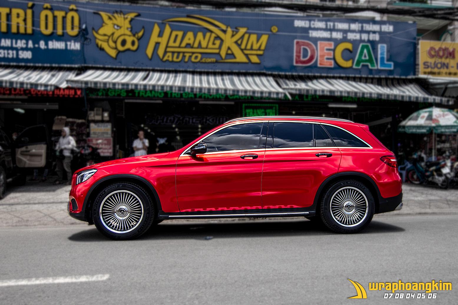 Mercedes GLC 250 Full Wrap Gloss Red