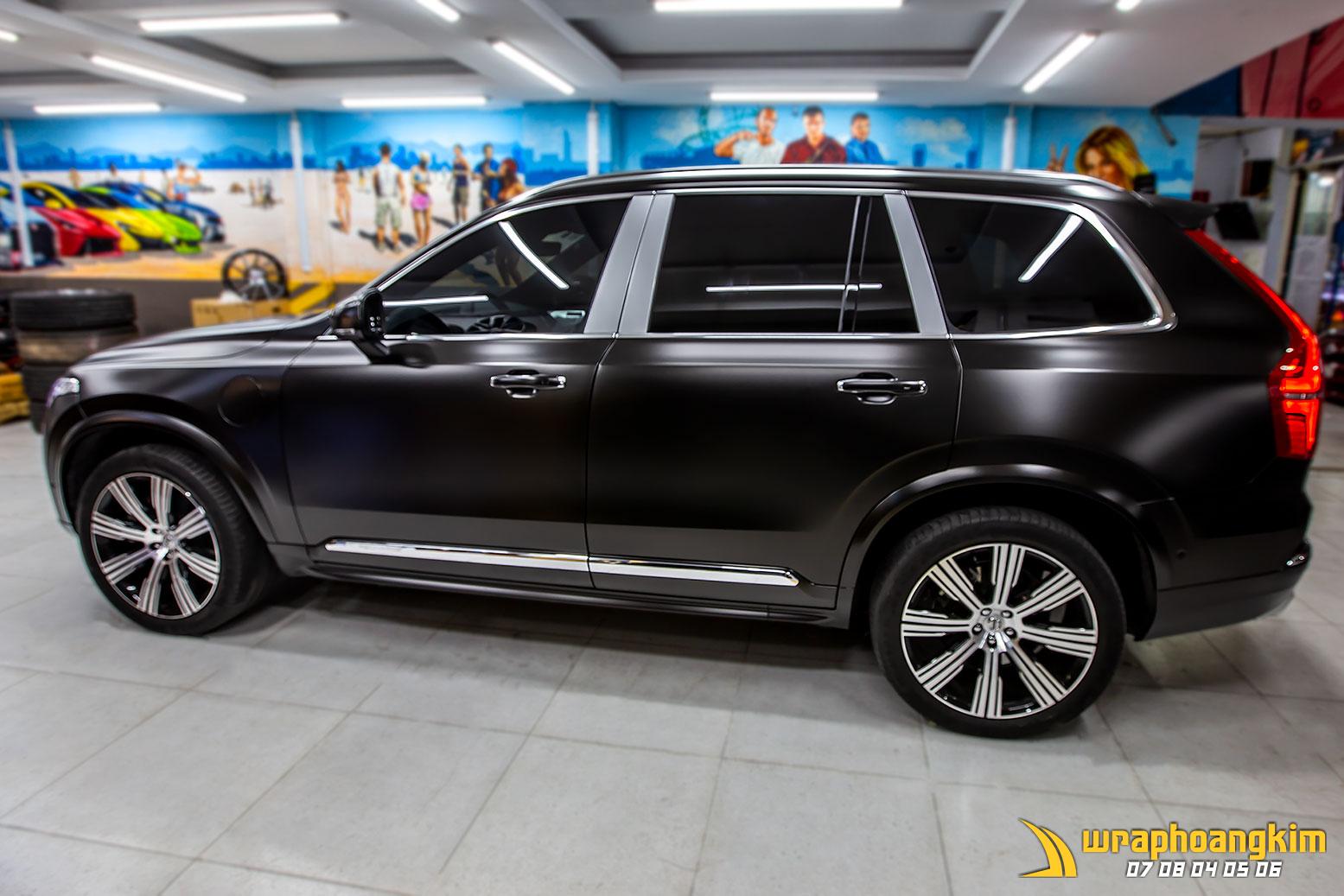 Volvo XC90 Full Wrap Matte Black