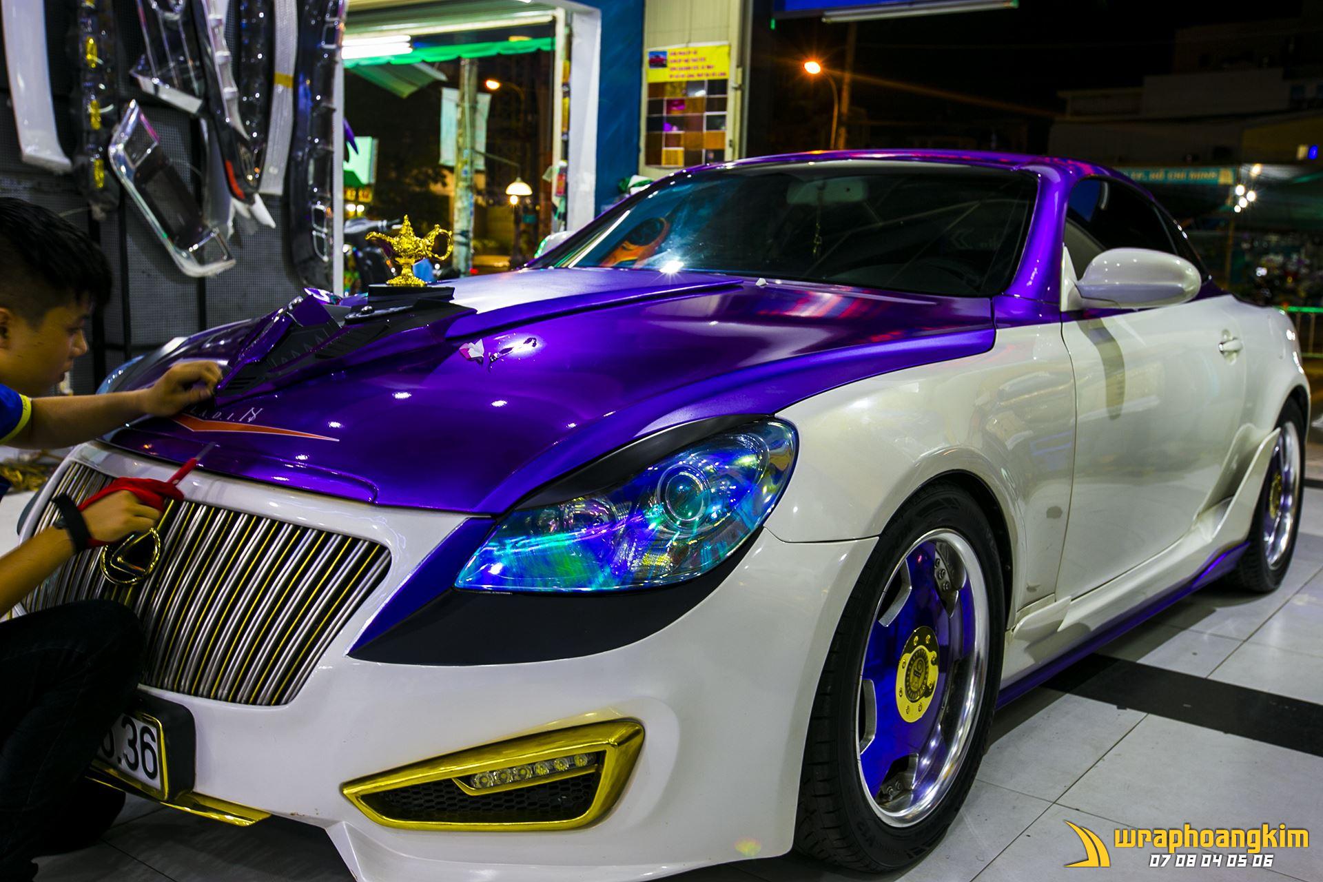 Lexus Wrap Gloss Purple — góc 3
