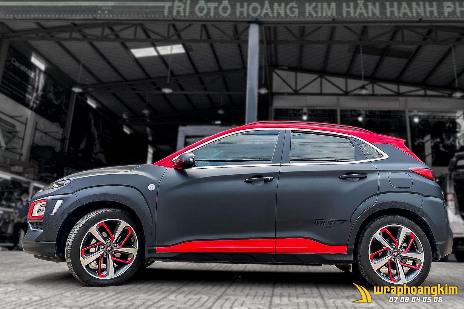 Hyundai Kona Full Wrap Matte Black