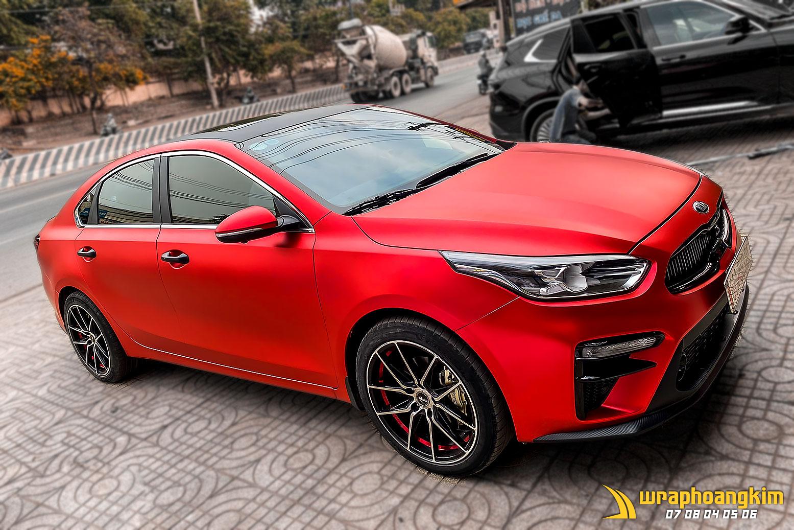 Kia Cerato Full Wrap Matte Red